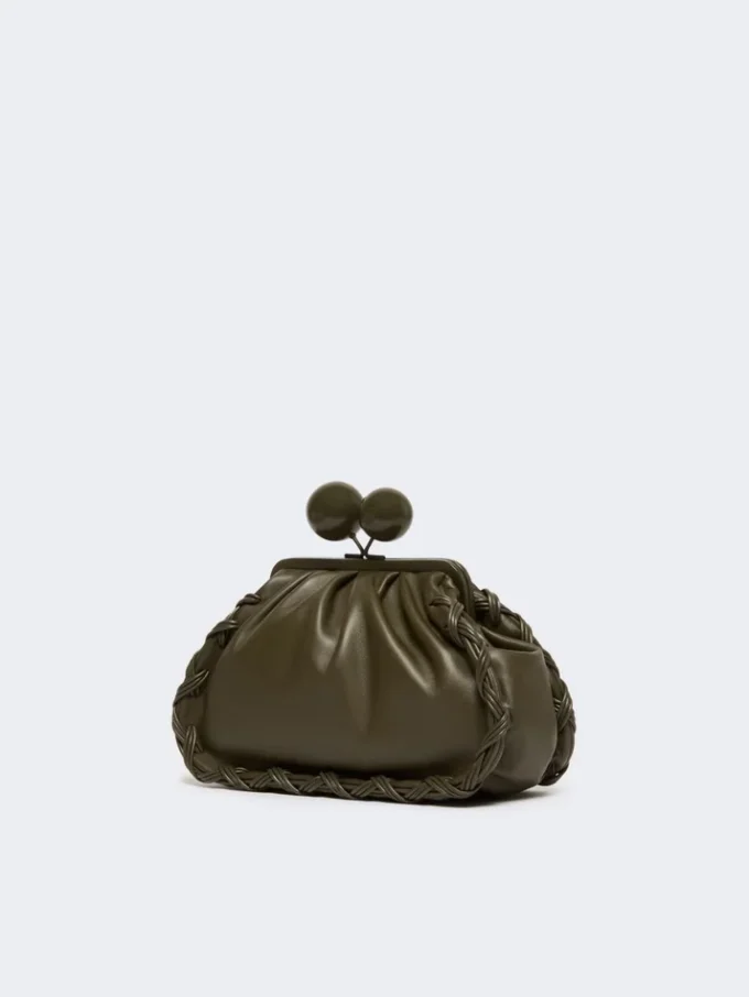 Sac Pasticcino moyen en cuir nappa, kaki Sac Pasticcino moyen en cuir nappa, kaki