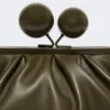 Sac Pasticcino moyen en cuir nappa, kaki Sac Pasticcino moyen en cuir nappa, kaki
