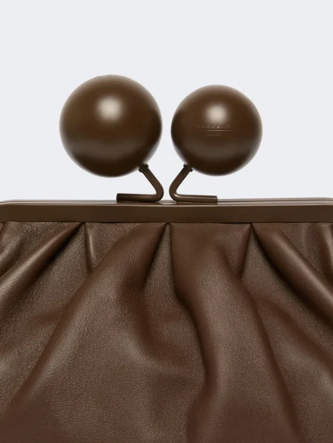 Sac Pasticcino moyen en cuir nappa, marron Sac Pasticcino moyen en cuir nappa, marron
