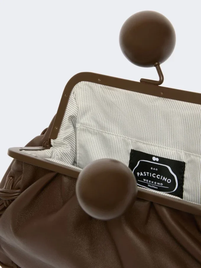 Sac Pasticcino moyen en cuir nappa, marron Sac Pasticcino moyen en cuir nappa, marron