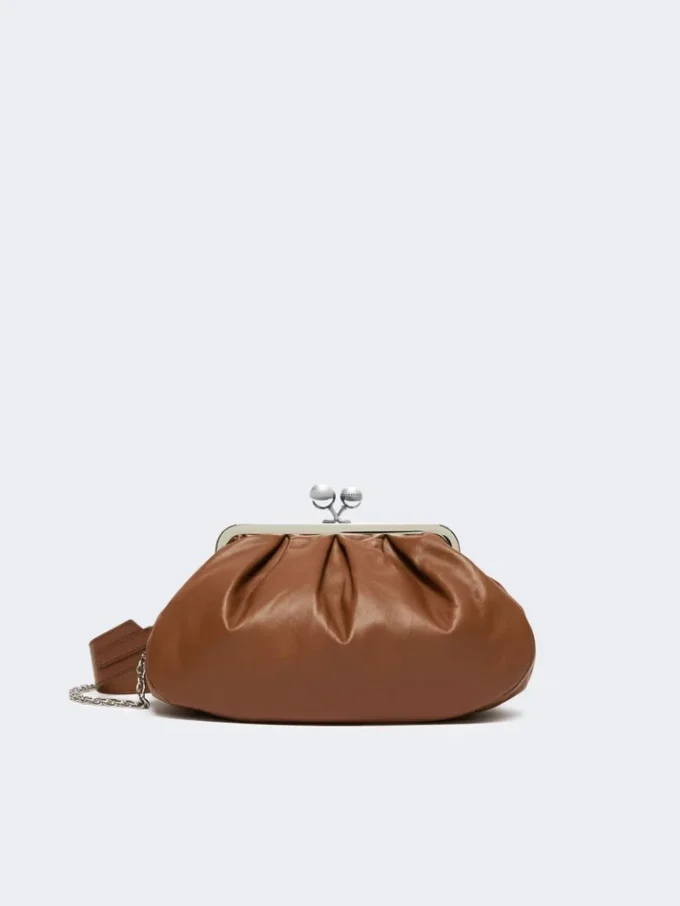 Sac Pasticcino moyen en peau de mouton, couleur tabac Sac Pasticcino moyen en peau de mouton, couleur tabac