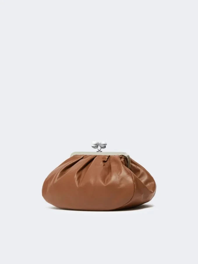 Sac Pasticcino moyen en peau de mouton, couleur tabac Sac Pasticcino moyen en peau de mouton, couleur tabac