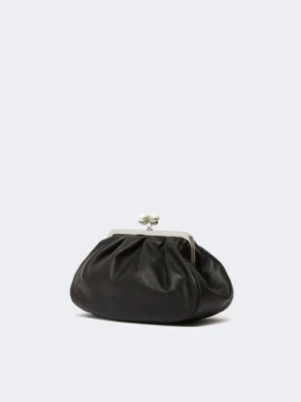 Sac Pasticcino moyen en peau de mouton, noir Sac Pasticcino moyen en peau de mouton, noir