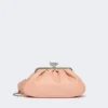 Sac Pasticcino moyen en peau de mouton, rose antique