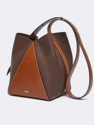 Sac seau moyen, couleur cacao