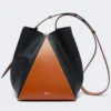 Sac seau moyen, couleur rouille