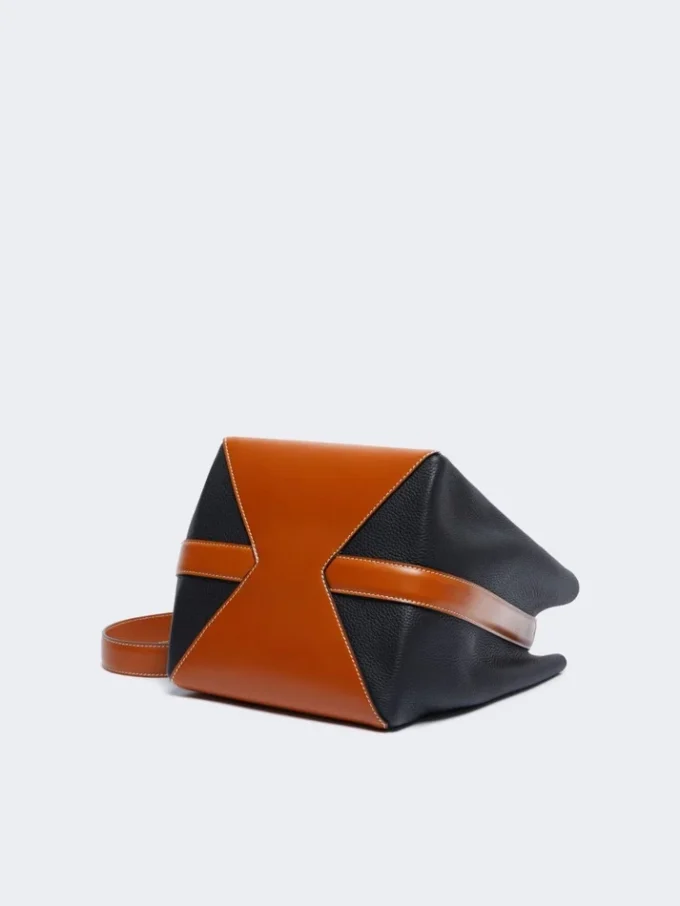 Sac seau moyen, couleur rouille