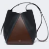 Sac seau moyen, marron noisette