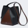 Sac seau moyen, marron noisette