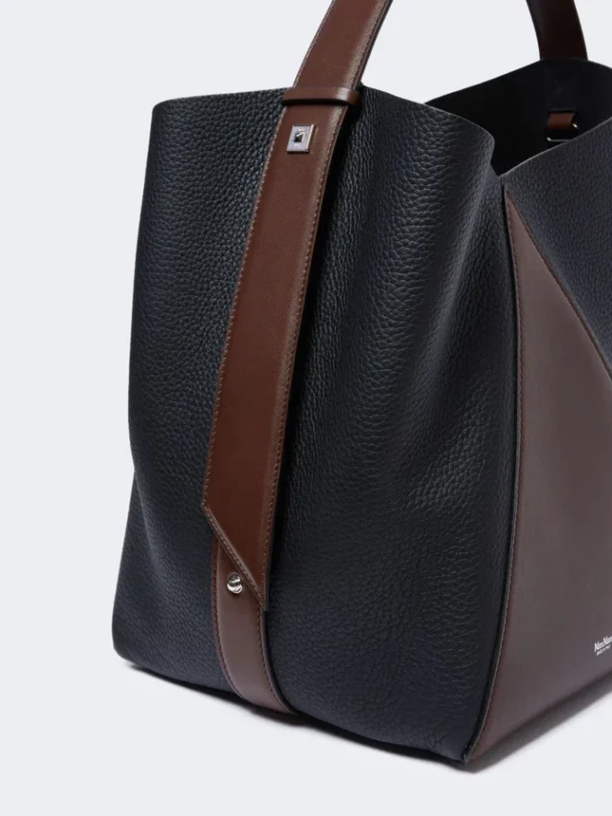 Sac seau moyen, marron noisette