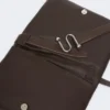 Sac Soffy rembourré en cuir nappa, couleur cacao
