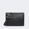 Sac Soffy rembourré en cuir nappa, noir Sac Soffy rembourré en cuir nappa, noir