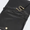 Sac Soffy rembourré en cuir nappa, noir Sac Soffy rembourré en cuir nappa, noir