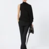 Sac Soffy rembourré en cuir nappa, noir Sac Soffy rembourré en cuir nappa, noir