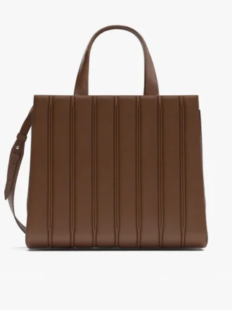 Sac Whitney 7 de Max Mara – grand format, brun ambré