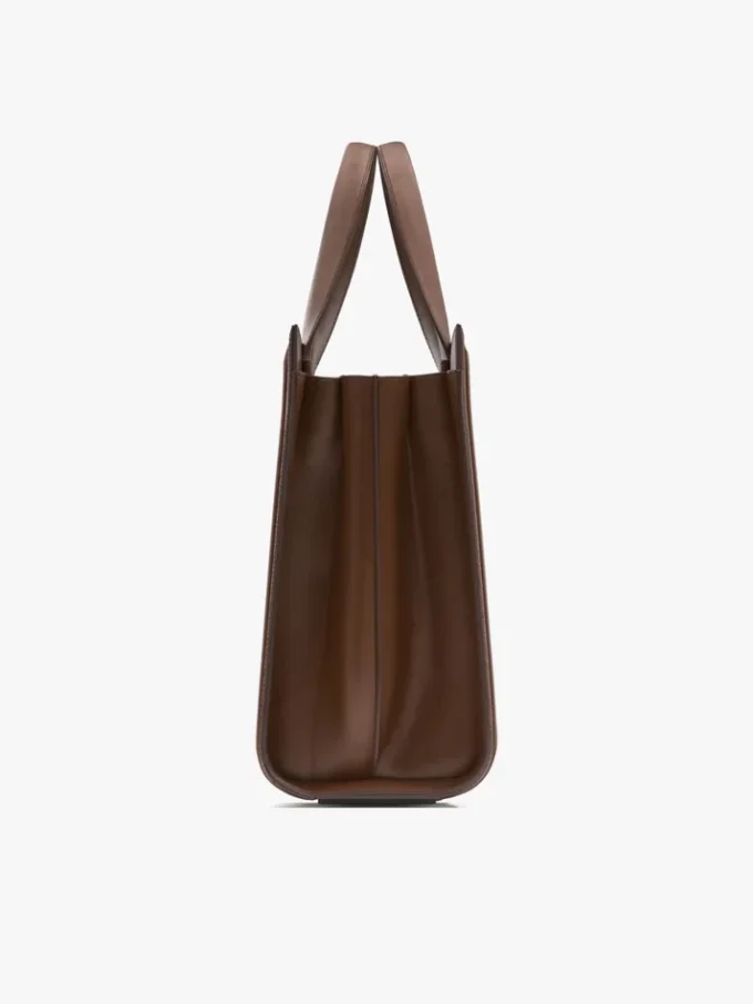 Sac Whitney 7 de Max Mara – grand format, brun ambré
