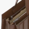 Sac Whitney 7 de Max Mara – grand format, brun ambré