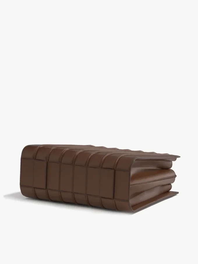 Sac Whitney 7 de Max Mara – grand format, brun ambré
