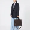 Sac Whitney de Max Mara 7 – grand format, marron foncé Sac Whitney de Max Mara 7 – grand format, marron foncé