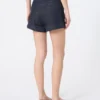 Short en coton effet denim, bleu nuit Short en coton effet denim, bleu nuit