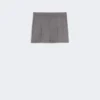 Short en gabardine de laine, gris moyen Short en gabardine de laine, gris moyen
