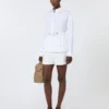 Chemise en popeline de coton, blanc optique Chemise en popeline de coton, blanc optique