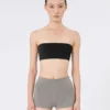 Soutien-gorge bandeau en viscose extensible, noir Soutien-gorge bandeau en viscose extensible, noir