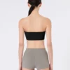 Soutien-gorge bandeau en viscose extensible, noir Soutien-gorge bandeau en viscose extensible, noir