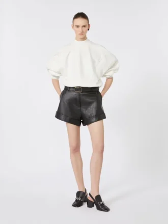 Sweat-shirt en coton stretch, ivoire