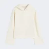 Sweat-shirt en jersey de coton, ivoire Sweat-shirt en jersey de coton, ivoire