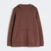Sweat-shirt long en jersey scuba, marron Sweat-shirt long en jersey scuba, marron