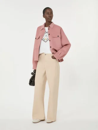 Veste Double Face en laine mélangée, rose antique