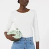 T-shirt en coton stretch, blanc