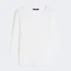 T-shirt en coton stretch, blanc