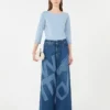 T-shirt en coton stretch, bleu clair T-shirt en coton stretch, bleu clair