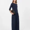 T-shirt en coton stretch, bleu marine T-shirt en coton stretch, bleu marine
