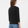 T-shirt en coton stretch, noir T-shirt en coton stretch, noir