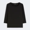 T-shirt en coton stretch, noir T-shirt en coton stretch, noir