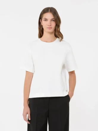 T-shirt en jersey de coton, blanc