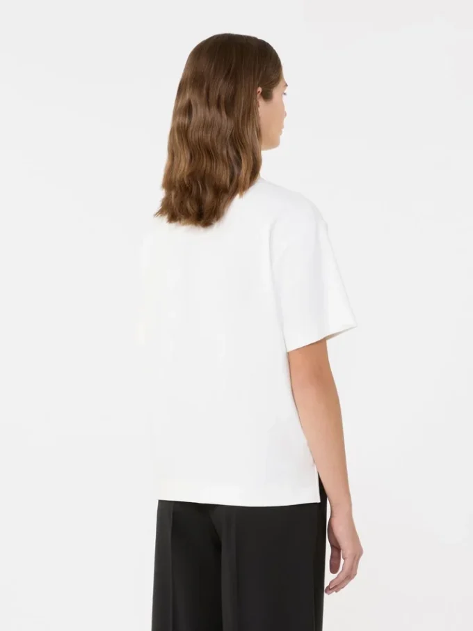 T-shirt en jersey de coton, blanc