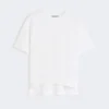 T-shirt en jersey de coton, blanc