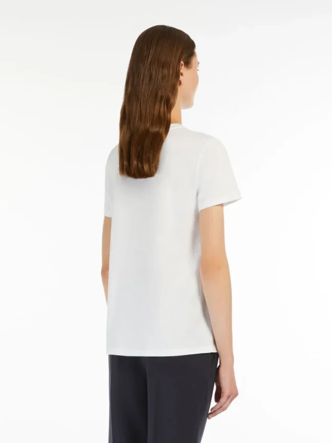 T-shirt en jersey de coton, blanc optique T-shirt en jersey de coton, blanc optique