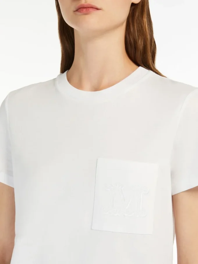 T-shirt en jersey de coton, blanc optique T-shirt en jersey de coton, blanc optique