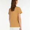 T-shirt en jersey de coton, couleur camel