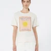 T-shirt en jersey de coton, écru