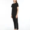 T-shirt en jersey de coton, noir