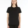 T-shirt en jersey de coton, noir