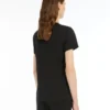 T-shirt en jersey de coton, noir