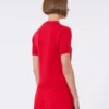 T-shirt en maille de laine et cachemire, rouge T-shirt en maille de laine et cachemire, rouge