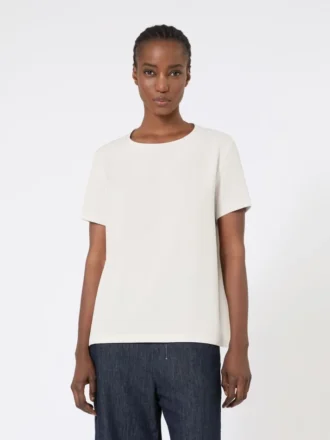 T-shirt en satin, couleur naturelle